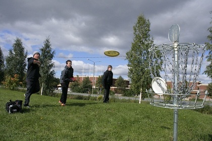 frisbeegolf
